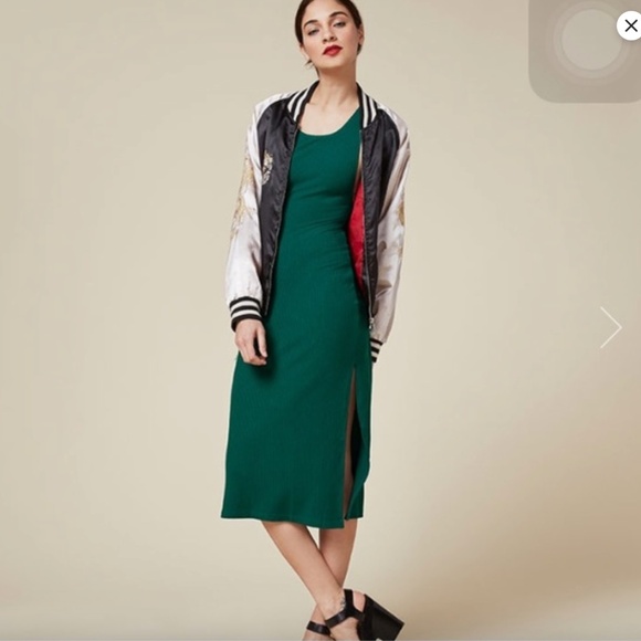 Reformation Dresses & Skirts - NWOT Reformation Ribbed Midi Dress Green